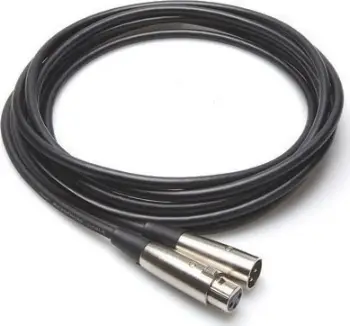 Kabllo mikrofoni Hosa MCL-125, XLR 3-pin, 7.6m, e zezë