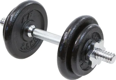 Hantel gize EB Fit, 10kg, set i rregullueshëm, i zi - 1