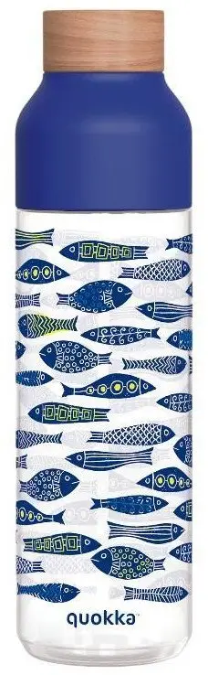Shishe uji Quokka Ice Sea Fish, 840ml, plastikë TRITAN pa BPA, shumëngjyrëshe