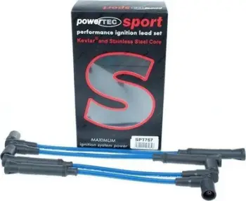 Kabllo ndezjeje PowerTEC Ignition Leads BMW 316i 318i Z3 1.6-1.9L 93-03, 8mm, silikon Kevlar, blu
