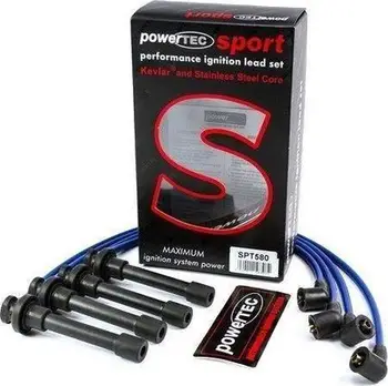 Kabllo ndezjeje PowerTEC Sport, për Honda CRX CIVIC LOGO 1992-2002, silikon, blu