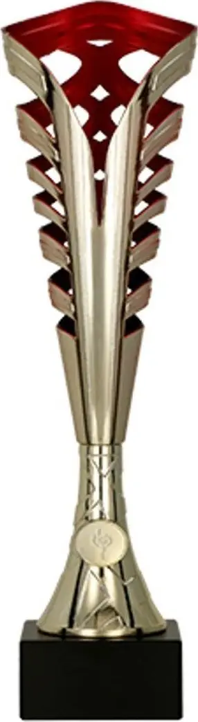 Kupë sportive Victoria Sport Plastic Cup, 35.5cm, plastikë, ari e kuqe