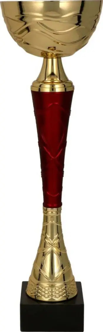 Kupë sportive Victoria Sport TUMA RD 9217D, metal, bazë mermeri, ari burgundy