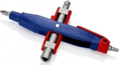 Çelës kabineti Knipex 00 11, pen style, multifunksional, i zi - 1