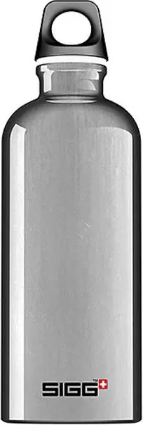 Shishe uji SIGG Bottle, 600 ml, me kapak, gri