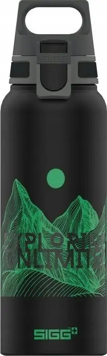 Shishe uji SIGG WMB One Pathfinder, 1L, alumin, e zezë