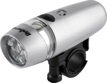 Set drita biçiklete Rebel LED, përpara dhe mbrapa, me bateri AAA, e zezë