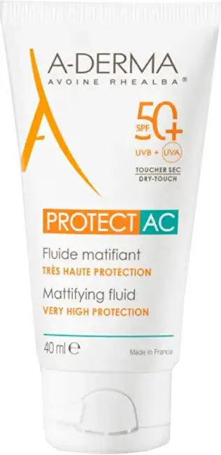Losion mbrojtës ndaj diellit A-Derma Protect AC SPF 50+, 40 ml