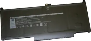 Bateri laptopi BTI 4C për Dell Latitude 7300, zëvendësuese MXV9V 5VC2M N2K62, e zezë