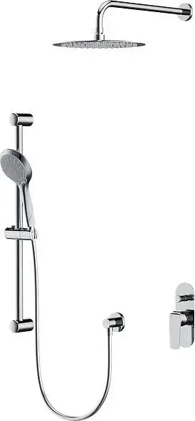 Set dushi Cersanit Ferro B255 City, krom