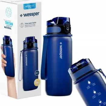 Shishe uji sportive Wessper ACTIVEMAX Triline, 0.5L, Tritan pa BPA, blu matte
