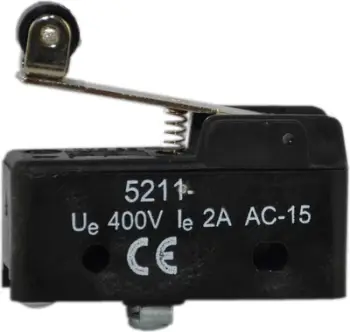 Çelës limit miniaturë Promet W0-5211-406, 1NO 1NC, levë plastike me rrotull