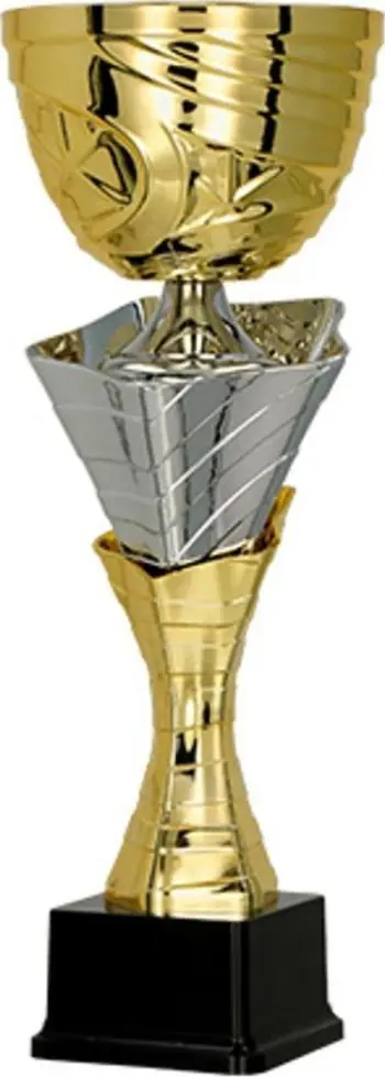 Kupë trofe Victoria Sport Metal Cup, 34cm, gold silver