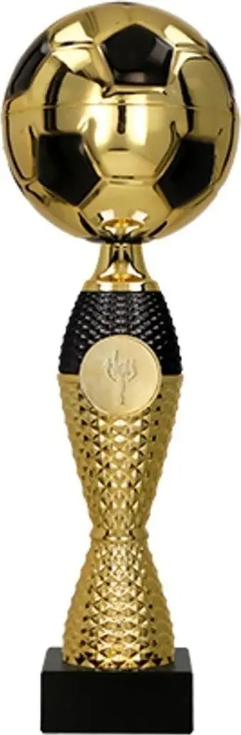 Kupë trofe Victoria Sport Metal Cup Football, 31cm, metalike, argjendtë