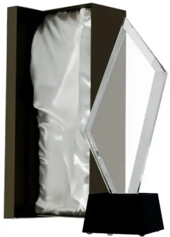 Kupë trofe Victoria Sport Trophy, xham, me kuti, transparente