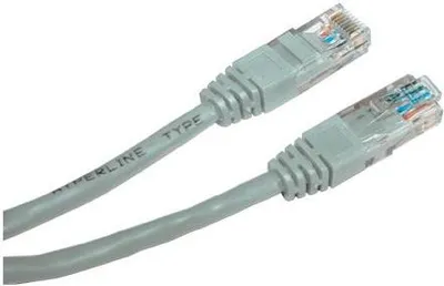 Kabllo patchcord Logo, Cat.5e, UTP, 5 m, e hirtë - 1