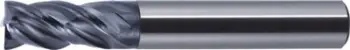 Freza karbidi AT 440N X-MILL, diametër 10mm, Z4, pa shank