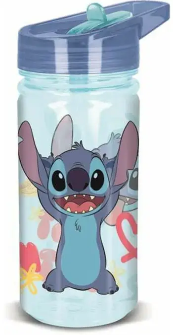 Shishe uji Stor Max Reusable Bottle Ecozen DE, 475ml, me dizajn Stitch, transparente