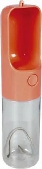 Shishe uji udhëtimi për qen Duvo+, 450ml, rozë - 1
