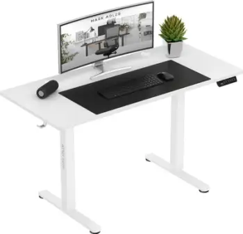 Tavolinë elektrike gaming MA Leader 7.0, lartësi e rregullueshme, memorie pozicionesh, e bardhë