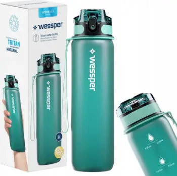 Shishe uji Wessper Activemax Triline, 1L, Tritan BPA Free, mente