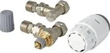 Pako termostat radiatori Danfoss RAS-C2, mekanik, gri e bardhë - 2