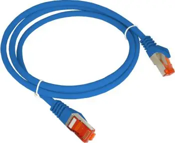 Kabllo rrjeti Alantec Patch-cord S/FTP Cat.6A, 0.25m, LSOH, blu