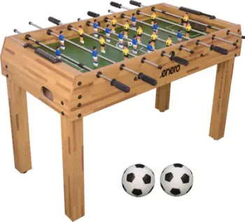 Tavolinë foosball Enero Maxi Large, 121x61 cm, MDF, shumëngjyrëshe