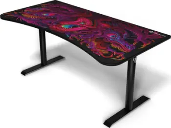 Tavolinë gaming Arozzi Arena Crawling Chaos, 160cm, menaxhim kabllosh, e zezë