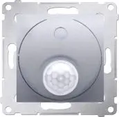 Çelës me sensor lëvizjeje Kontakt-Simon Simon 54 DCR10T.01/43, 230V, montim i fshehtë, argjend mat