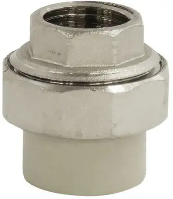 Kupling PPR Sanitas BRASS COUPLING 34.2525, D25 x 3/4", femër