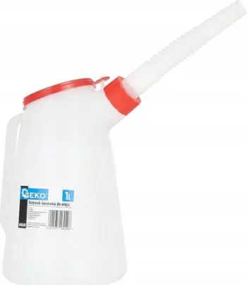 Kusie uji dhe vaji Workshop Fluids, 1L, me hinkë fleksibile, plastike, e kuqe
