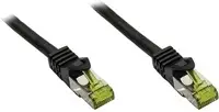Kabllo rrjeti Good Connections RJ45 8070R-010S, Cat.7 S/FTP, 1m, e zezë