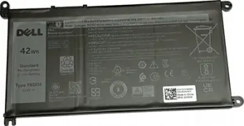 Bateri laptopi Dell, 60Wh, 4 qeliza, litium jon