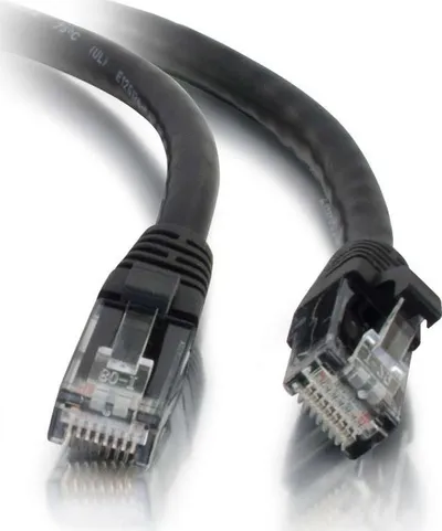 Kabllo rrjeti C2G Cat5e, 1m, UTP, e zezë - 1