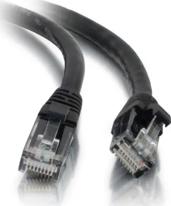 Kabllo rrjeti C2G Cat5e, 1m, UTP, e zezë