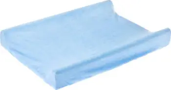 Mbulesë për dyshek ndërrimi Sensillo, 70x50 cm, frotir pambuku, blu