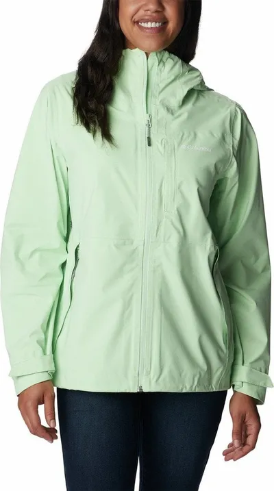 Xhaketë femrash Columbia Ampli-Dry Waterproof Shell 1938973372, najlon, rezistente ndaj ujit, e gjelbër - 1