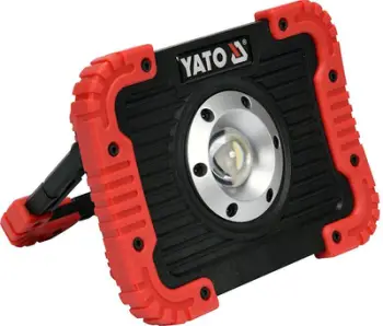 Prozhektor portativ LED Yato YT-81820, 10W, me bateri, i verdhë