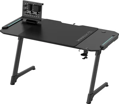 Tavolinë gaming Ultradesk Space XXL, 154 cm, LED, e zezë - 2