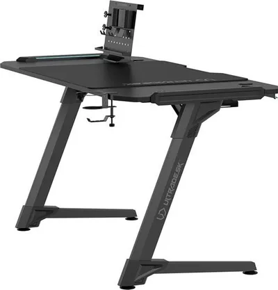 Tavolinë gaming Ultradesk Space XXL, 154 cm, LED, e zezë - 5