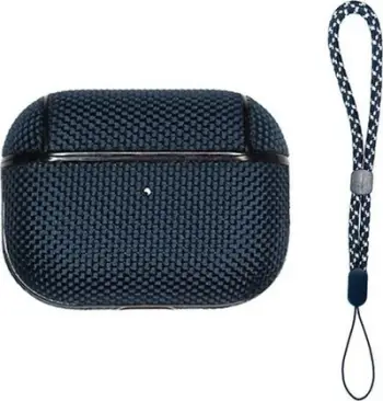 Mbulesë për kufje Beline AirPods 3 Shell Cover, TPU, me karabinë, blu