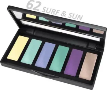 Paletë hijesh sysh Isadora Eye Color Bar 62 Surf Sun, 5g, nuanca verore natyrale