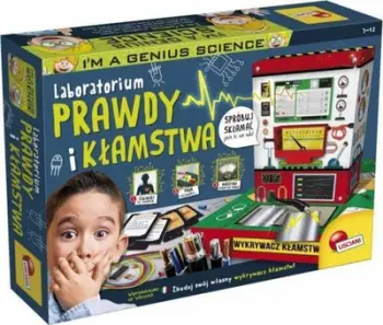 Set edukativ Lisciani I'm a Genius Truth and Lies Laboratory, laborator elektriciteti, për fëmijë 7 12 vjeç