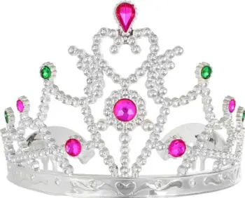 Kurorë princeshe Princess Diadem, gurë shumëngjyrësh, argjend