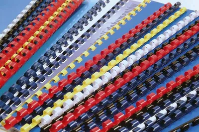 Kurriza plastikë Argo Spine, 19mm, 165 fletë, të bardhë, 100 copë - 2