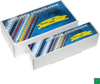 Kurriza plastikë Argo 405065, 6mm, set 100 copë, jeshile