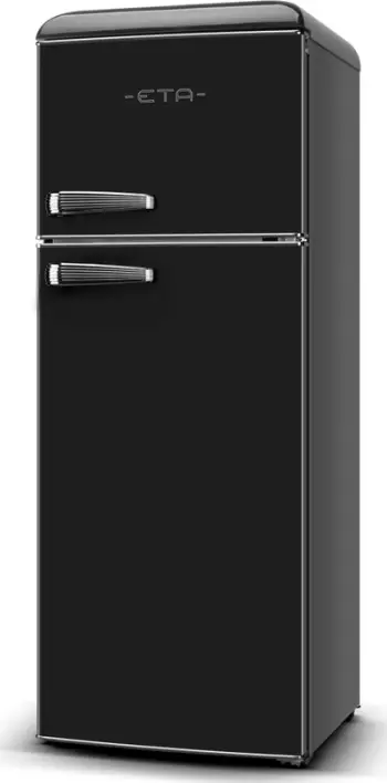 Frigorifer ETA Retro 253890020E, 170L, klasë energjie E, i zi