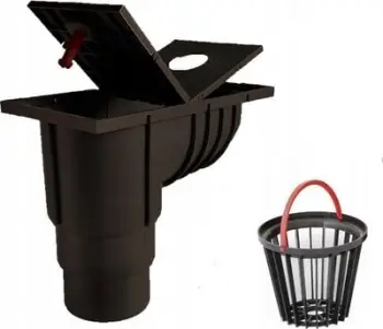 Kurth ulluku Tycner Gutter Trap Fi 110, diametër 110mm, kafe