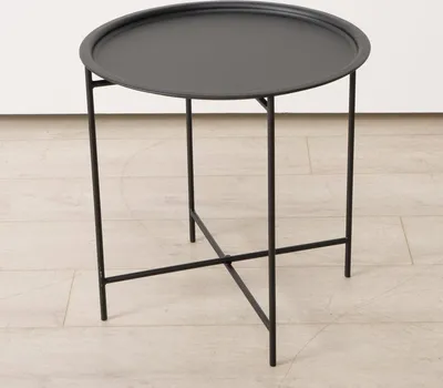 Tavolinë kafeje Boltze Home Rocko, 46 x 46 x 46 cm, e zezë - 4